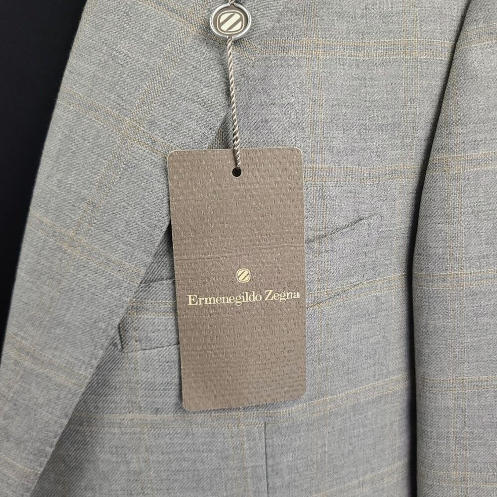 Ermenegildo Zegna 40R Wool 2 Button Sport Coat Blazer - Picture 14 of 16
